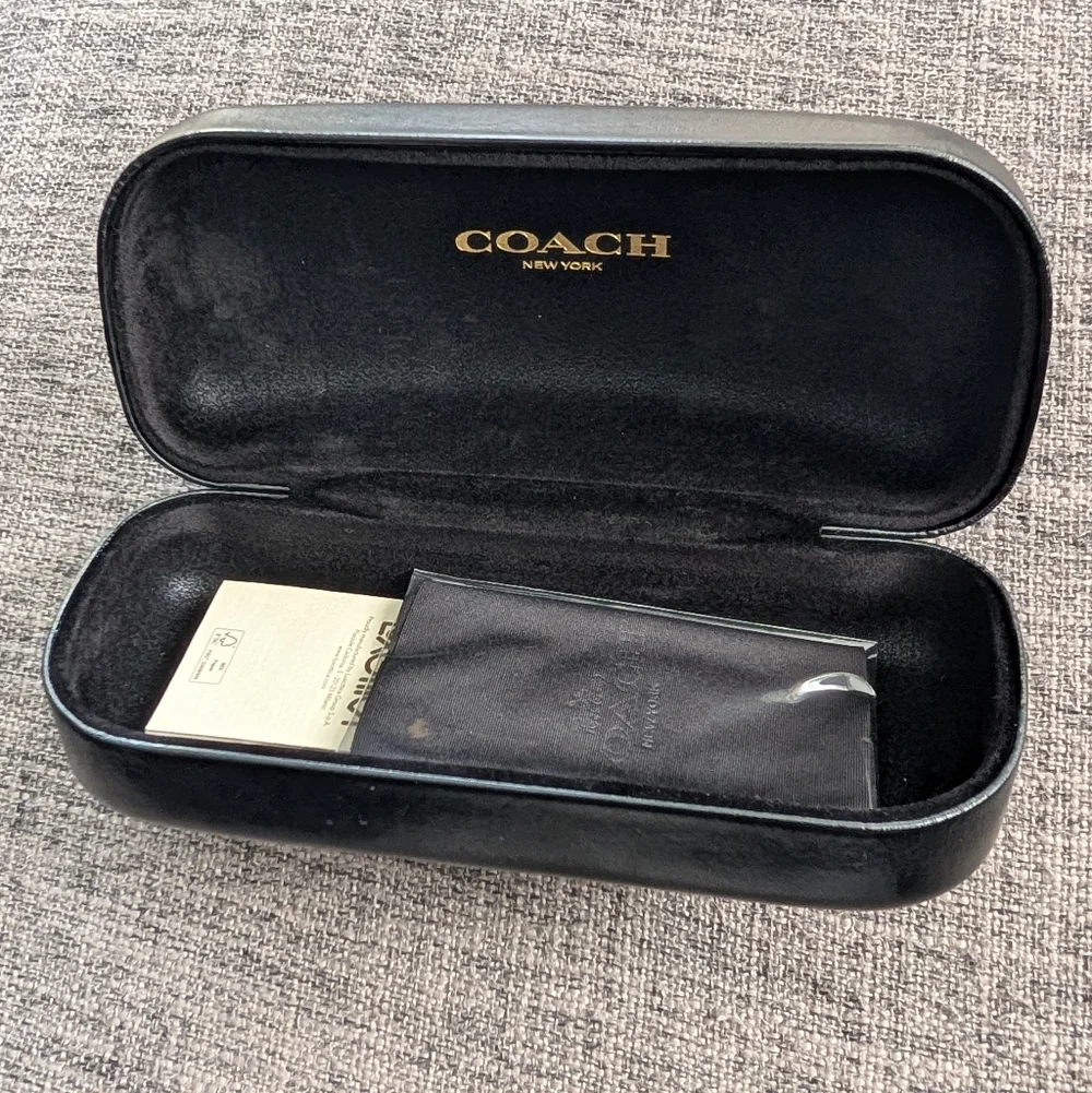 Coach Elegant Black Glasses Case